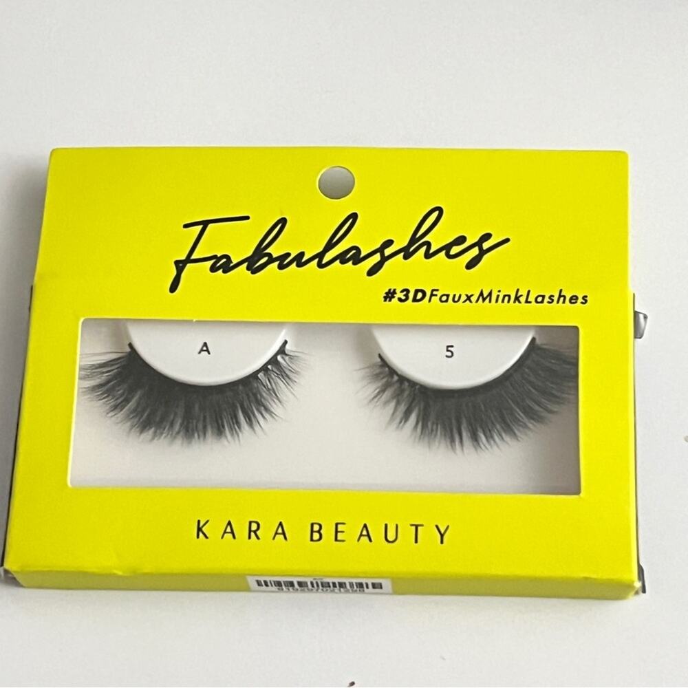 Kara Beauty Strip Lash A 5 FABULASHES 3D Faux Mink Lashes Extension New in Box